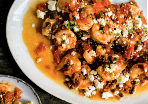 Shrimp with Feta Cheese | Louisiana Kitchen & Culture